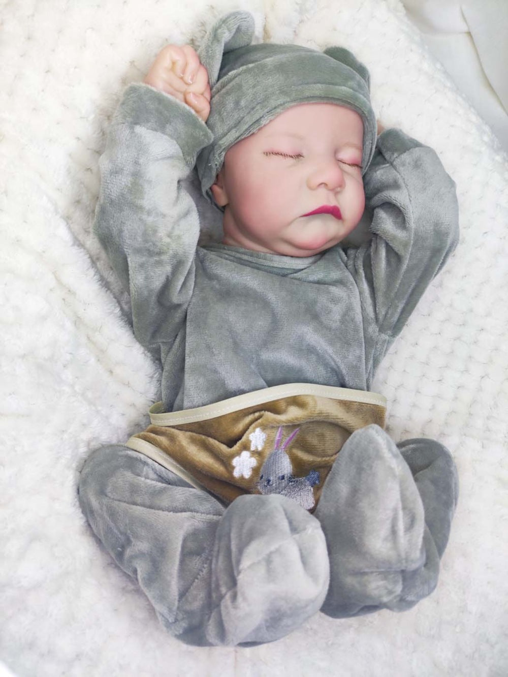18-inch Reborn Doll Cloth Body Simulated Baby Toys