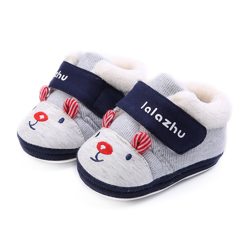 Baby Cotton Soft Sole Shoes Comfortable Lightweight Footwear