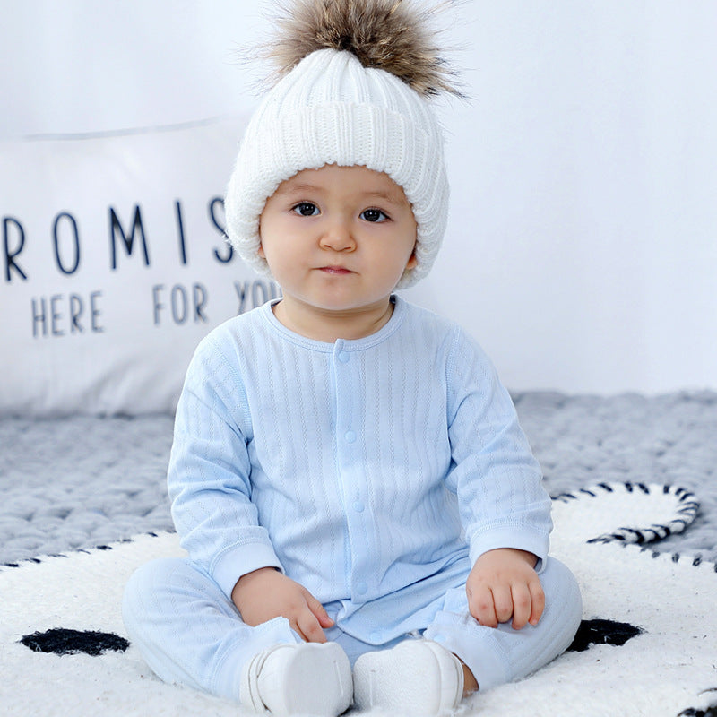 Cotton Baby Onesie Pajamas Newborn Spring Autumn Clothing