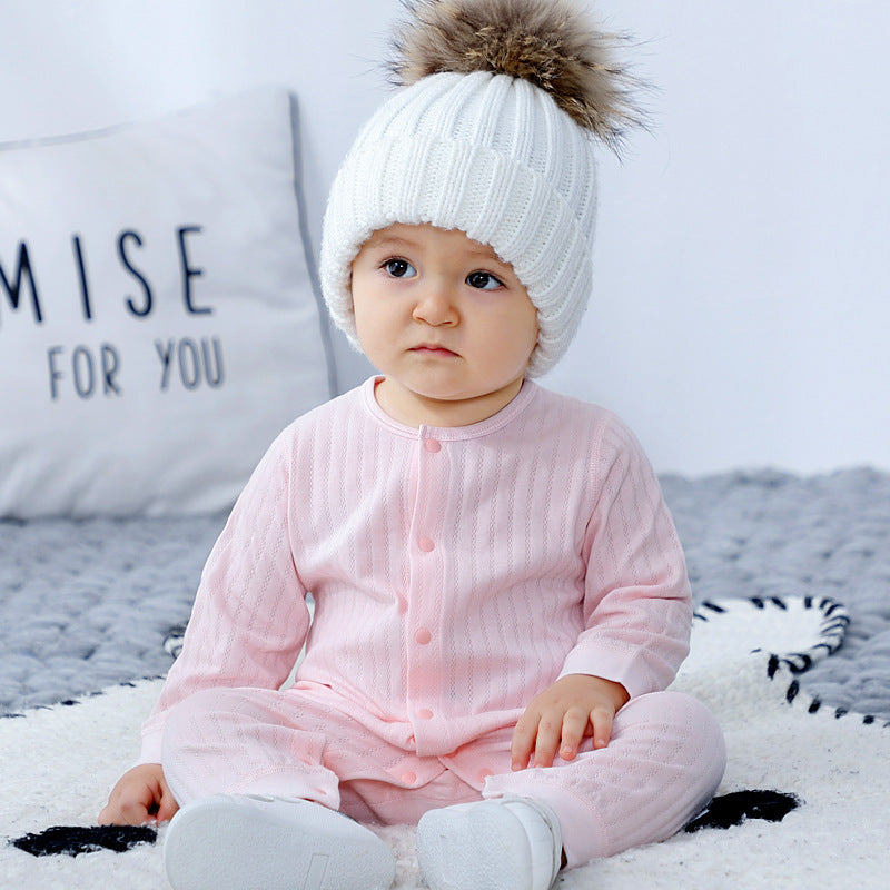 Cotton Baby Onesie Pajamas Newborn Spring Autumn Clothing
