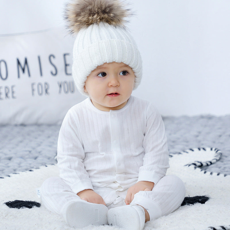 Cotton Baby Onesie Pajamas Newborn Spring Autumn Clothing