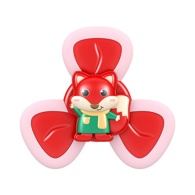 Spinning Suction Cup Baby Bath Toy Teether Fun Game