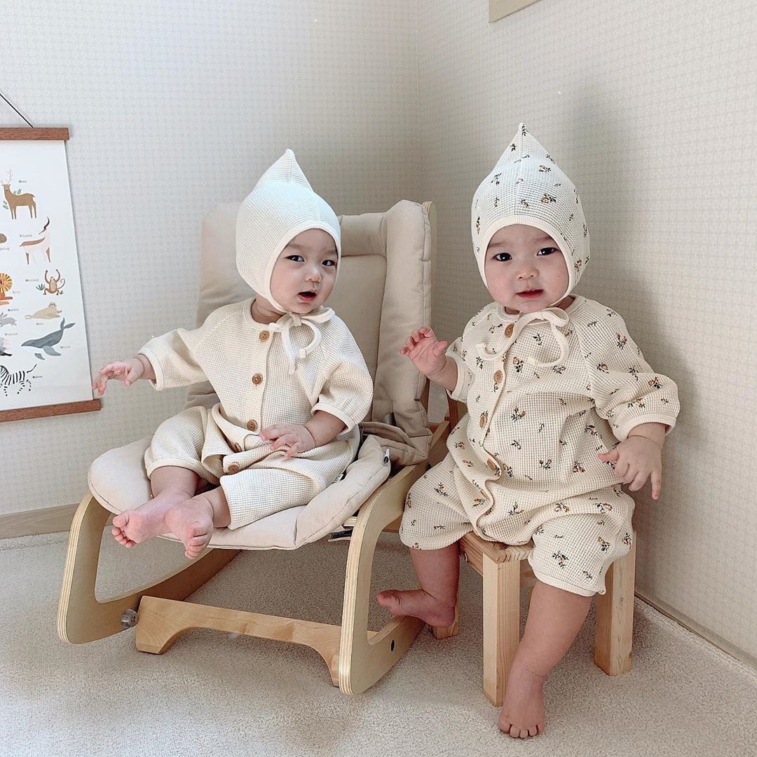 Newborn Baby Short Sleeve Romper Soft Comfortable Home Outfit
