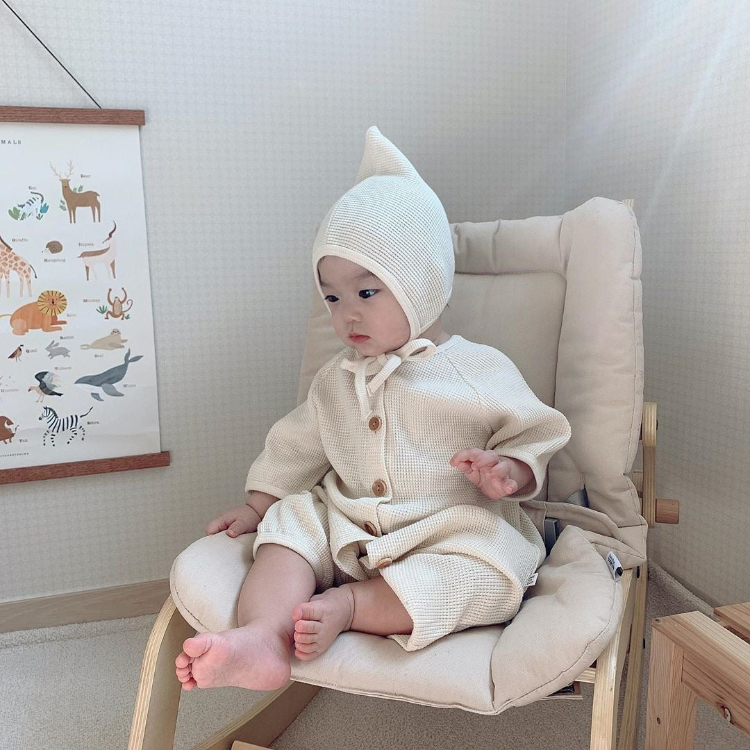Newborn Baby Short Sleeve Romper Soft Comfortable Home Outfit