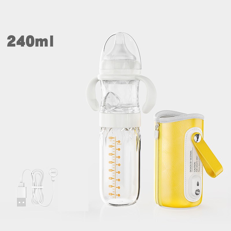 Baby Constant Temperature Feeding Bottle USB Heating Insulated Cover