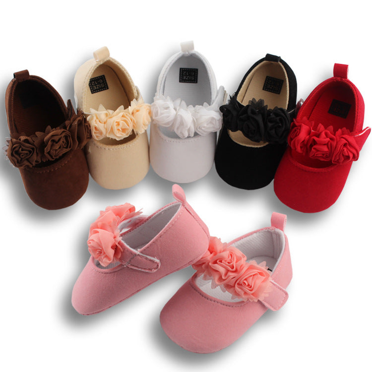 Soft Sole Baby Cotton Shoes Floral Toddler Footwear