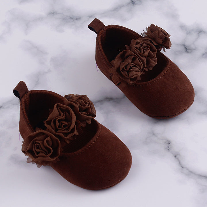 Soft Sole Baby Cotton Shoes Floral Toddler Footwear