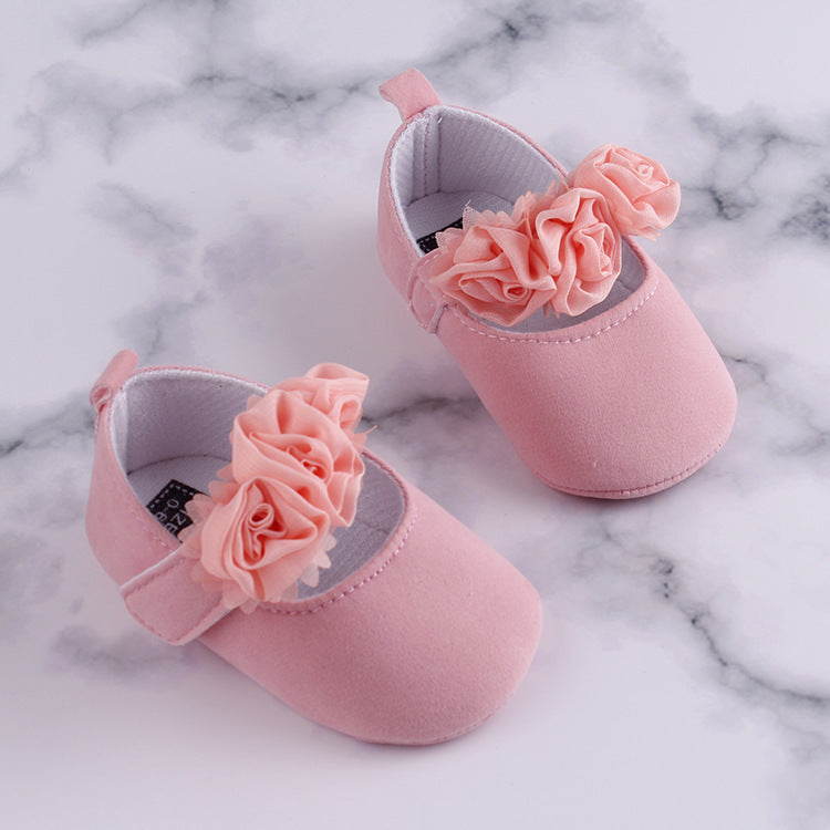 Soft Sole Baby Cotton Shoes Floral Toddler Footwear