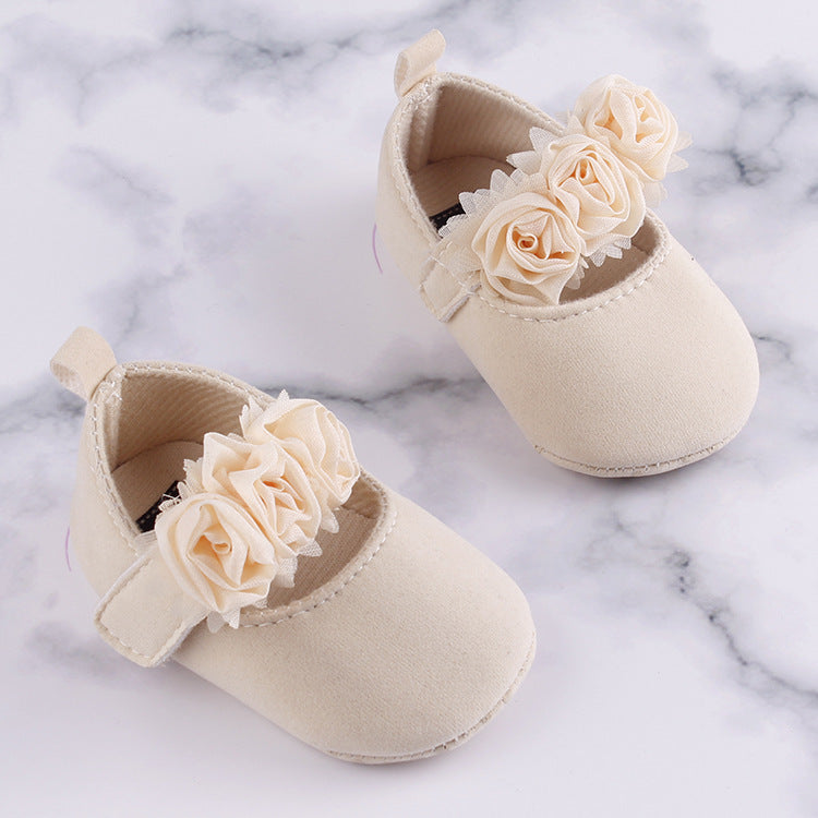 Soft Sole Baby Cotton Shoes Floral Toddler Footwear