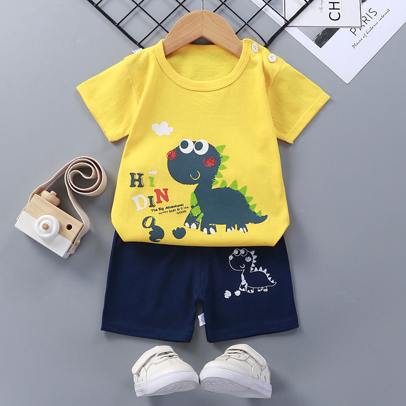 Baby Cotton Short Sleeve Summer Suit Comfortable Outfit