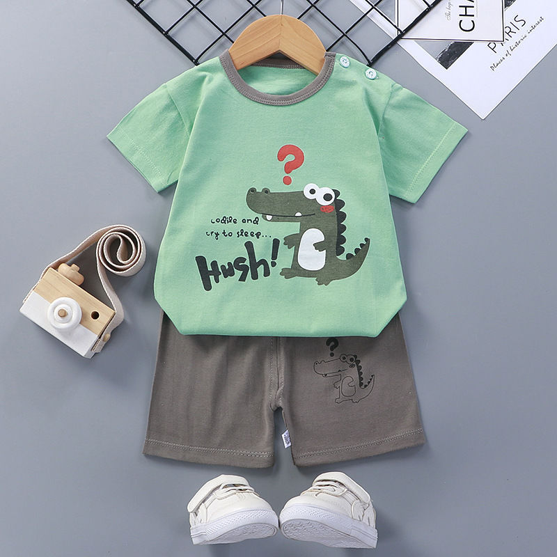 Baby Cotton Short Sleeve Summer Suit Comfortable Outfit