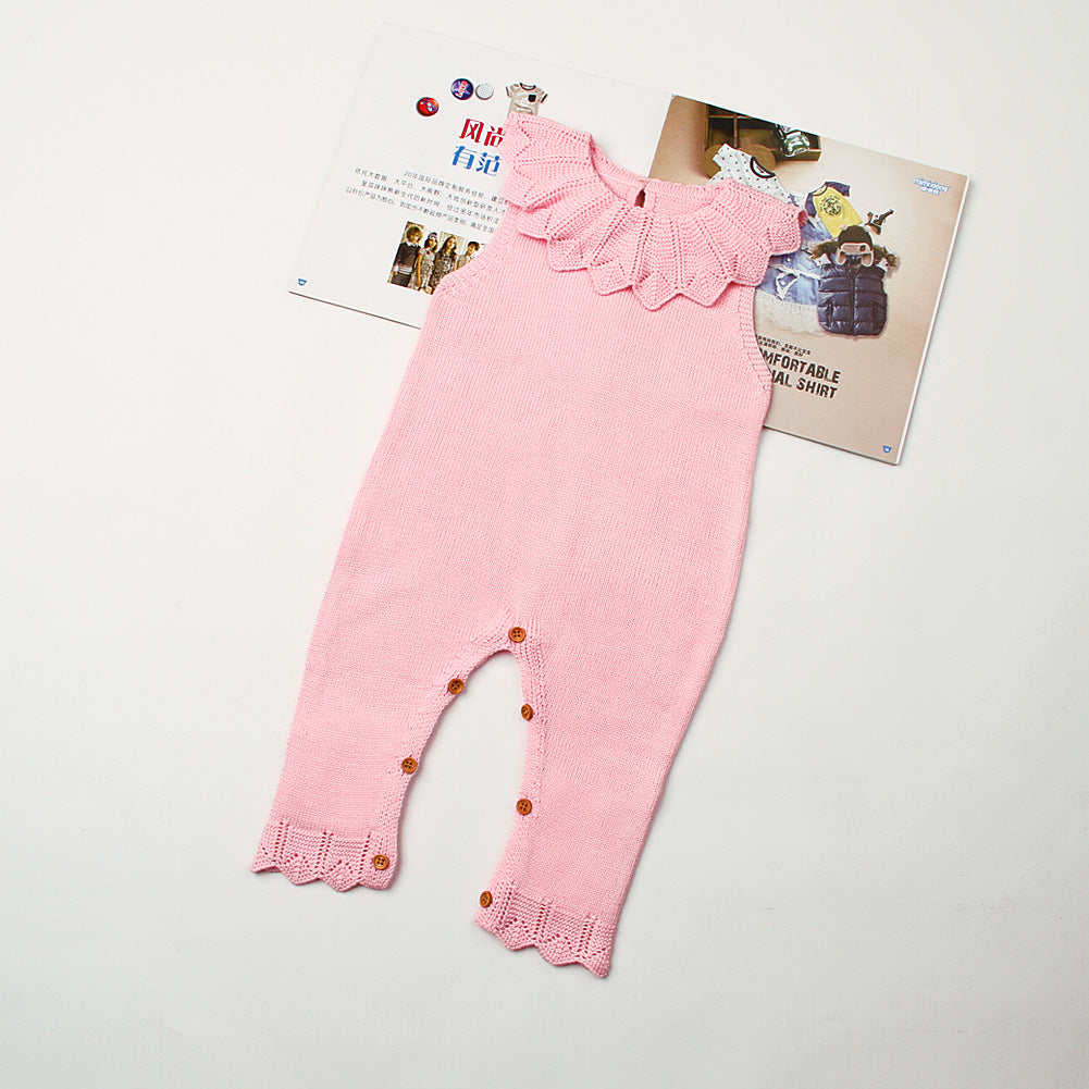 Baby Sleeveless Ruffle Romper