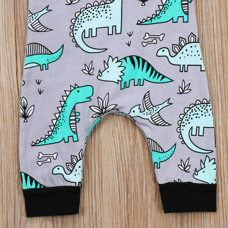 Baby Dinosaur Long Romper Soft Comfortable Creeper Outfit