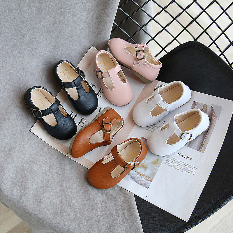 Baby Pea Shoes Versatile Single Shoes Comfortable Soft Footwear