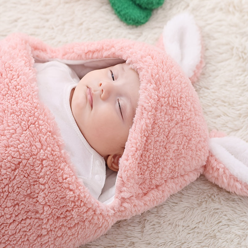 Soft Fleece Baby Sleeping Bag Wearable Swaddle Sack