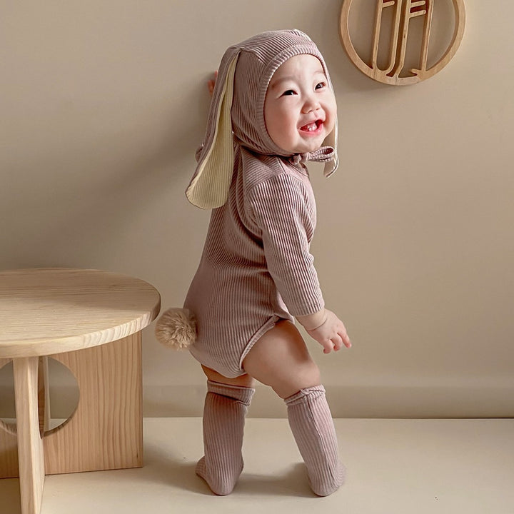 Baby Cartoon Bunny Ears Romper Soft Cute Comfortable Outfit