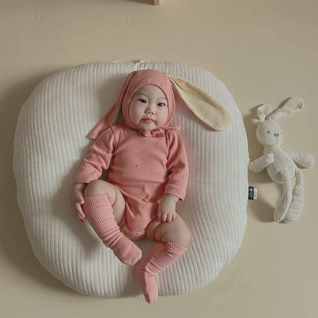 Baby Cartoon Bunny Ears Romper Soft Cute Comfortable Outfit