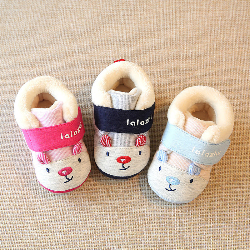 Baby Cotton Soft Sole Shoes Comfortable Lightweight Footwear