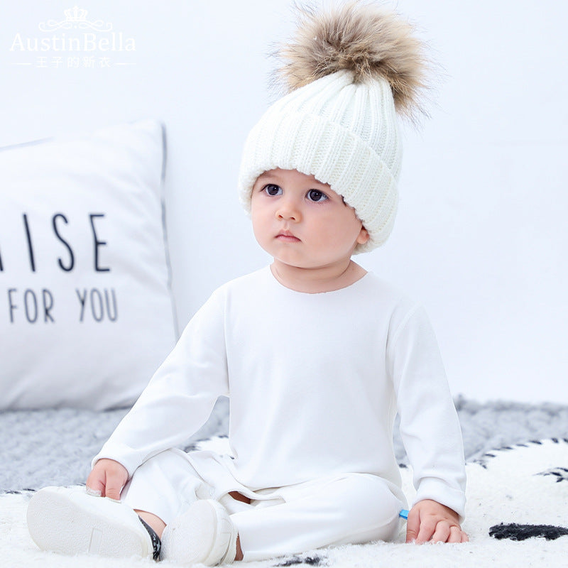 Baby Pajamas And Crawling Clothes Set