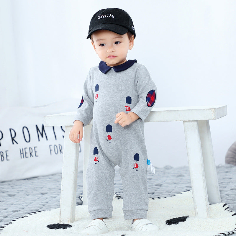 Baby Printed Romper Soft Comfortable Everyday Wear Outfit