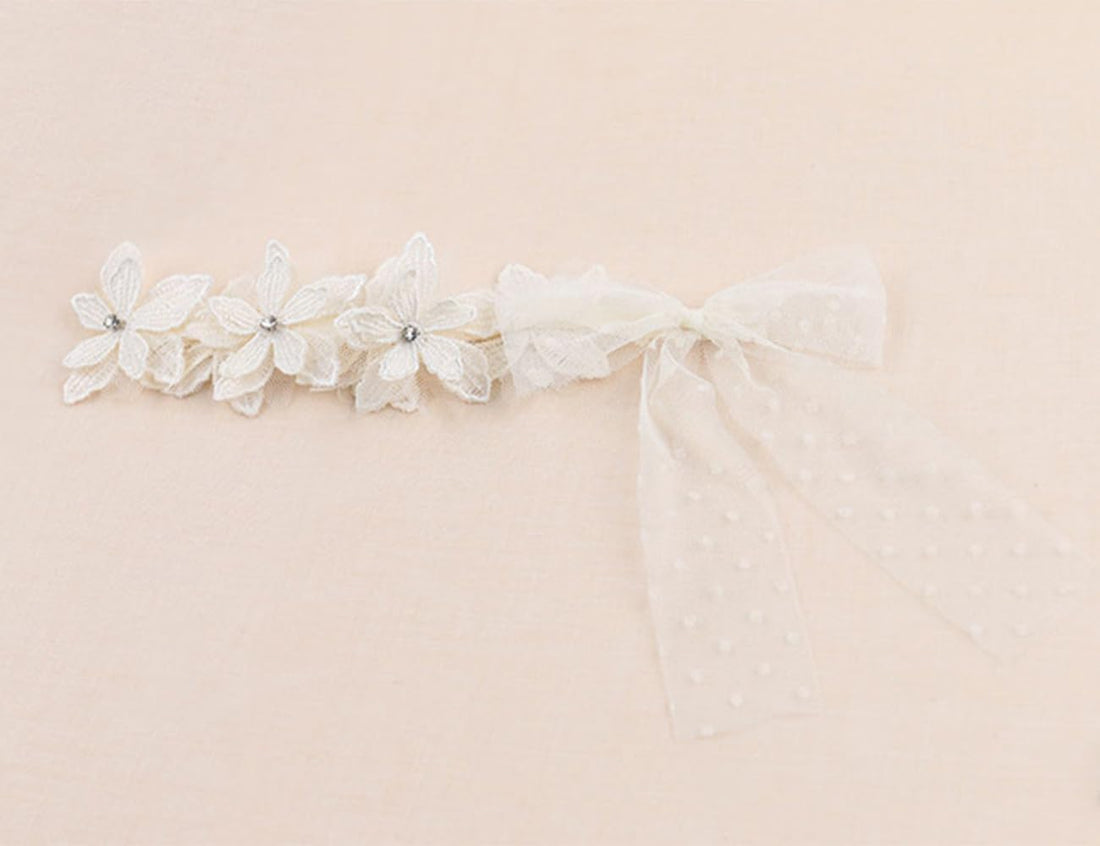 Baby Girls Bow Knot Lace Headband Soft Hair Accessories