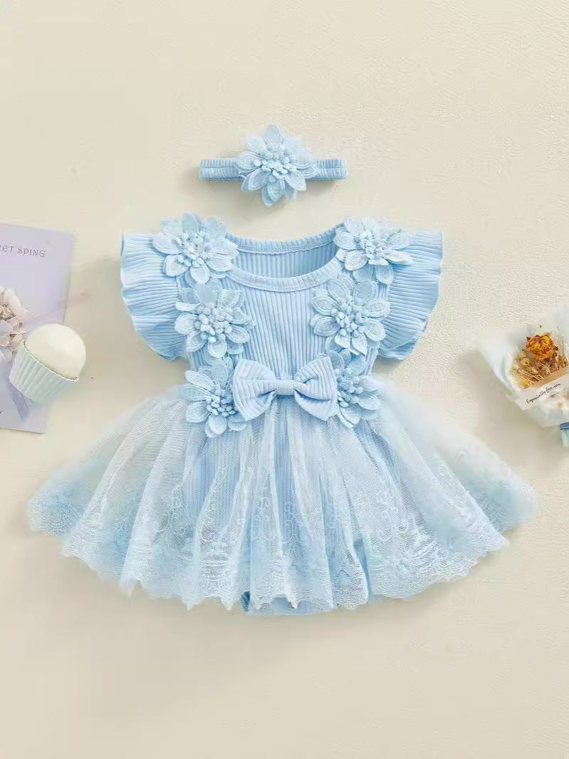 Baby Short Sleeve Romper Dress