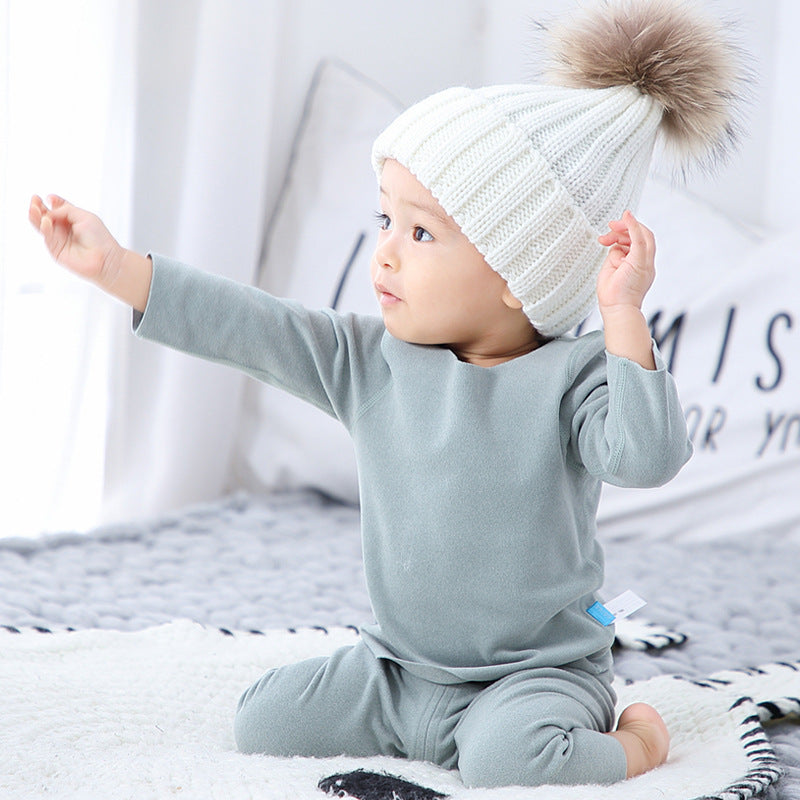 Baby Pajamas And Crawling Clothes Set