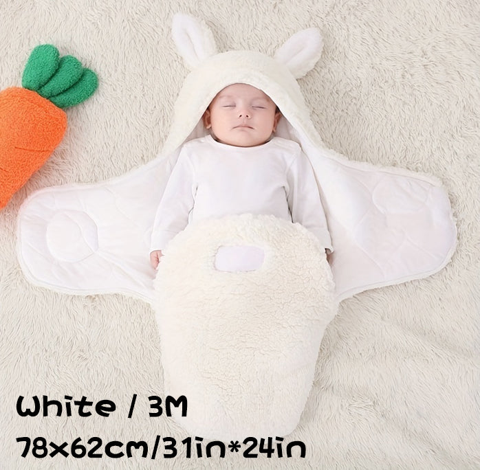 Soft Fleece Baby Sleeping Bag Wearable Swaddle Sack