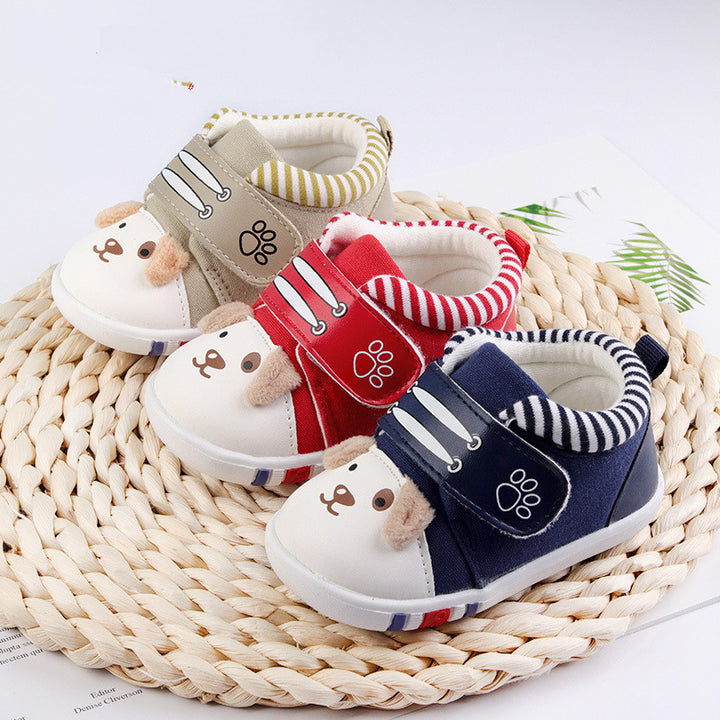 Baby Cartoon Non Slip Toe Cap Shoes Comfortable Toddler Footwear