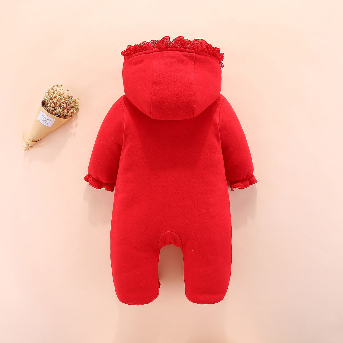 Baby Hooded Romper Soft Comfortable Everyday Wear Outfit
