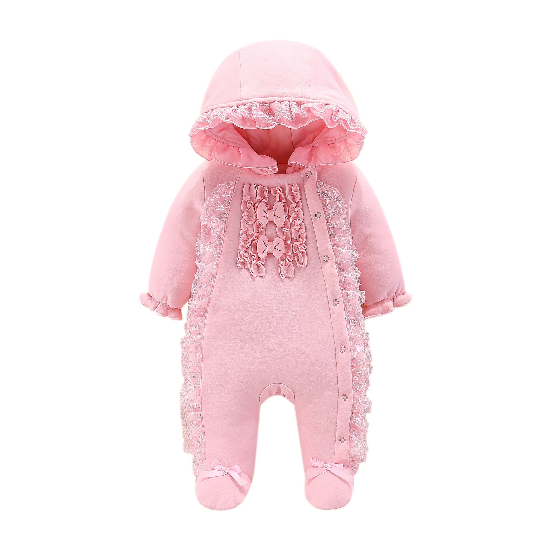 Baby Hooded Romper Soft Comfortable Everyday Wear Outfit