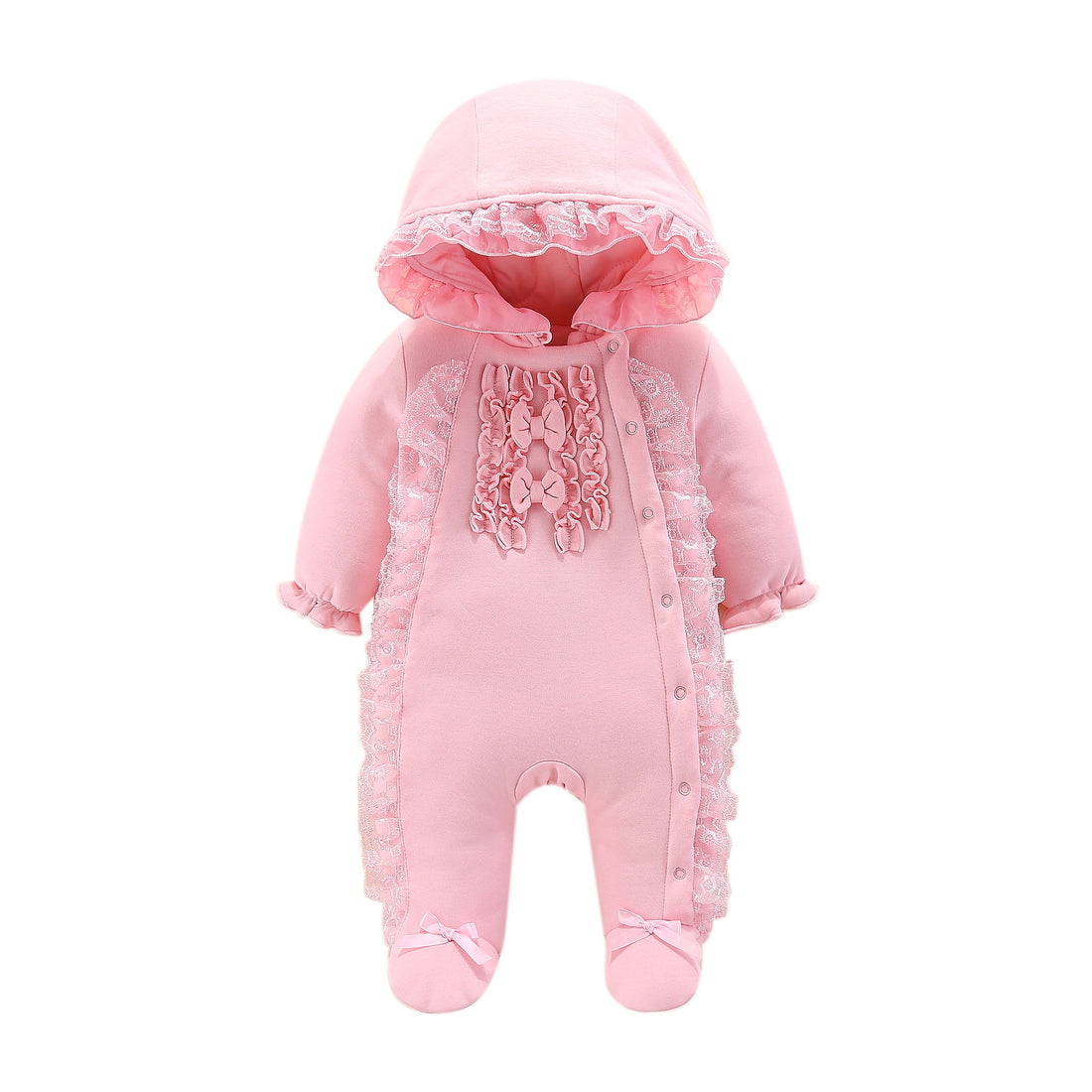 Baby Hooded Romper Soft Comfortable Everyday Wear Outfit
