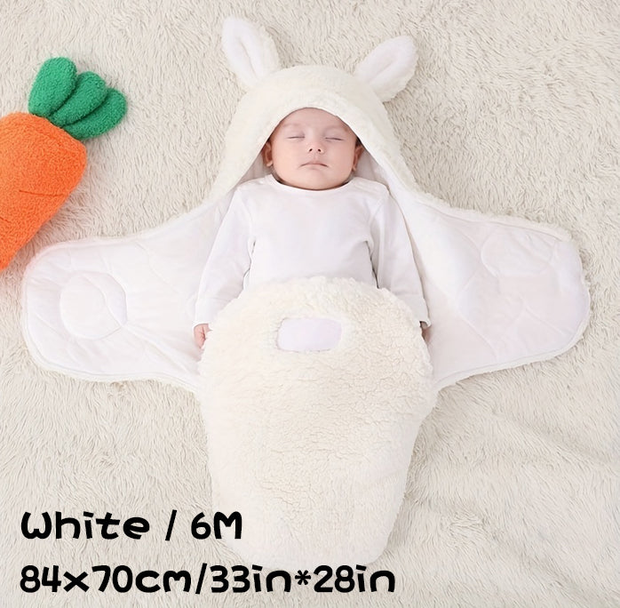 Soft Fleece Baby Sleeping Bag Wearable Swaddle Sack