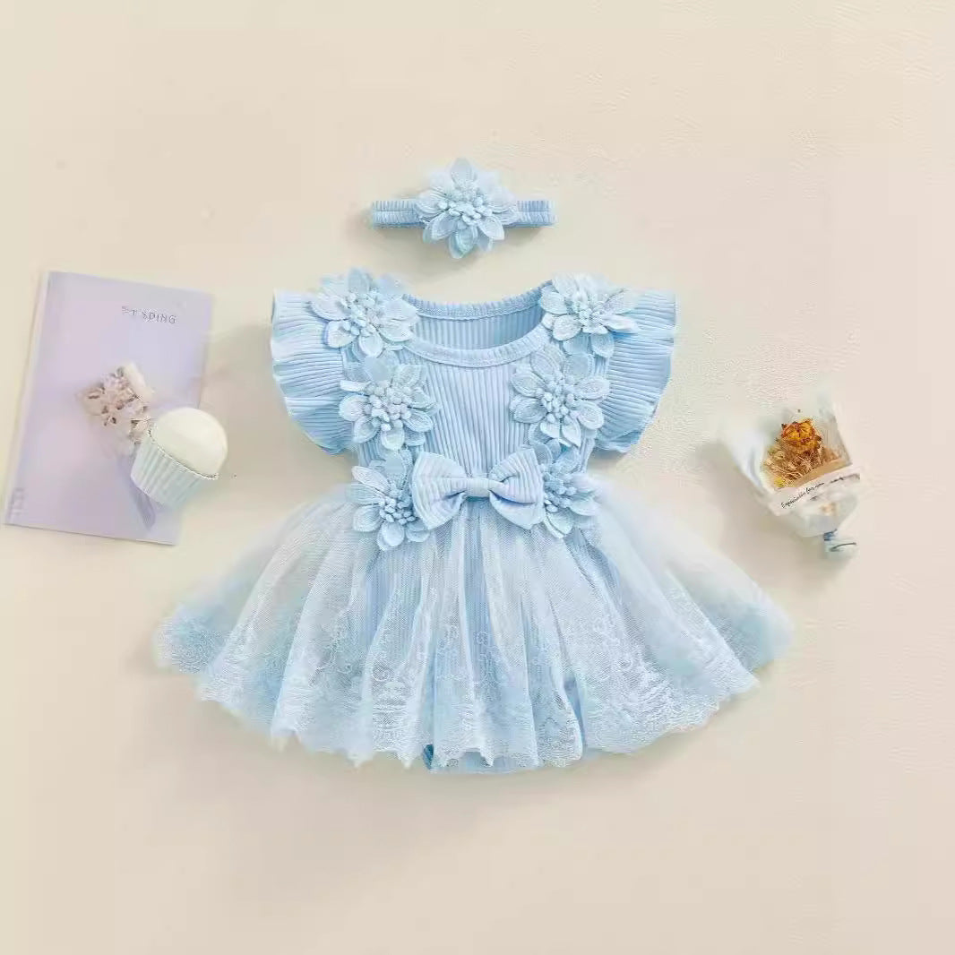 Baby Short Sleeve Romper Dress