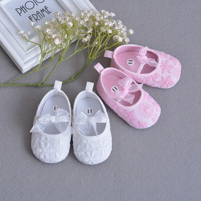 Baby Embroidered Lace Shoes Soft Comfortable Elegant Footwear