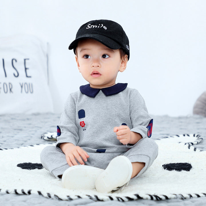Baby Printed Romper Soft Comfortable Everyday Wear Outfit