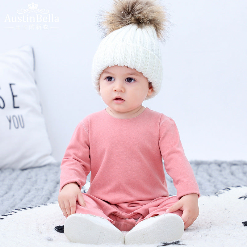 Baby Pajamas And Crawling Clothes Set