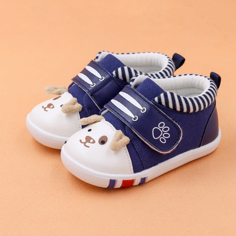 Baby Cartoon Non Slip Toe Cap Shoes Comfortable Toddler Footwear