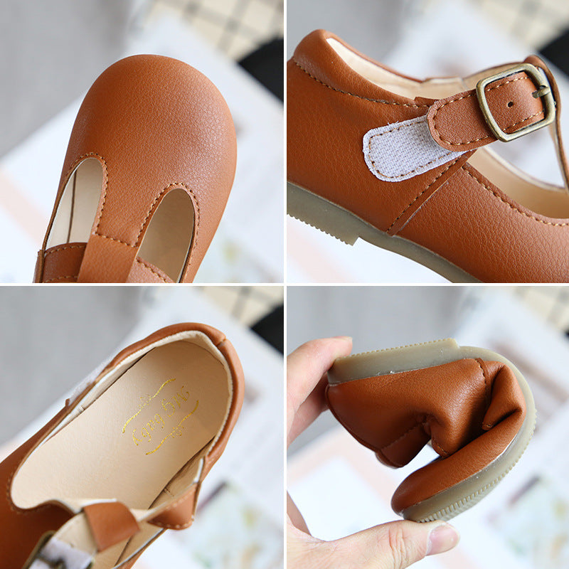 Baby Pea Shoes Versatile Single Shoes Comfortable Soft Footwear
