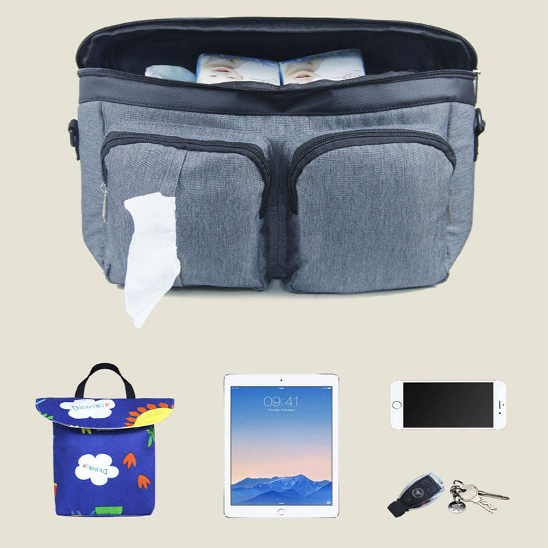 Baby Stroller Storage Bag Organizer Carry Bag