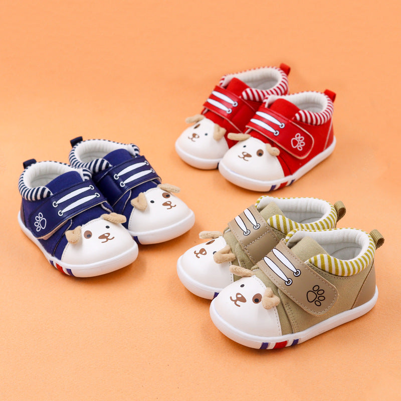 Baby Cartoon Non Slip Toe Cap Shoes Comfortable Toddler Footwear