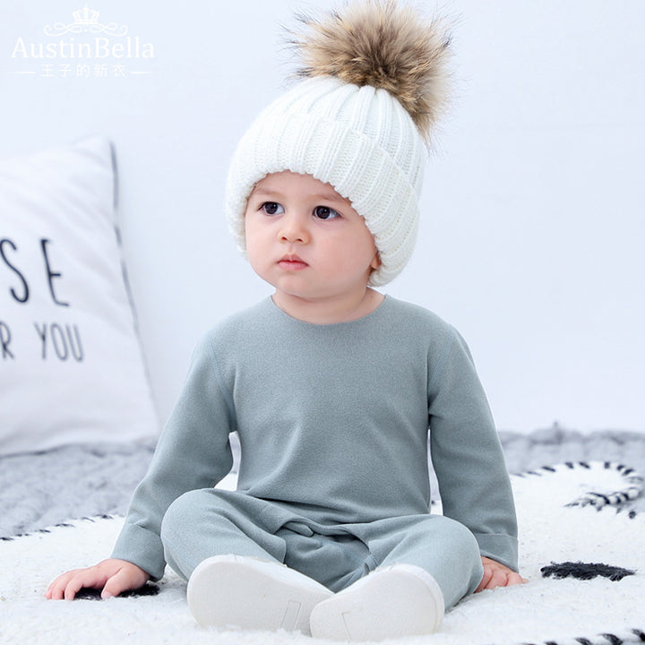 Baby Pajamas And Crawling Clothes Set