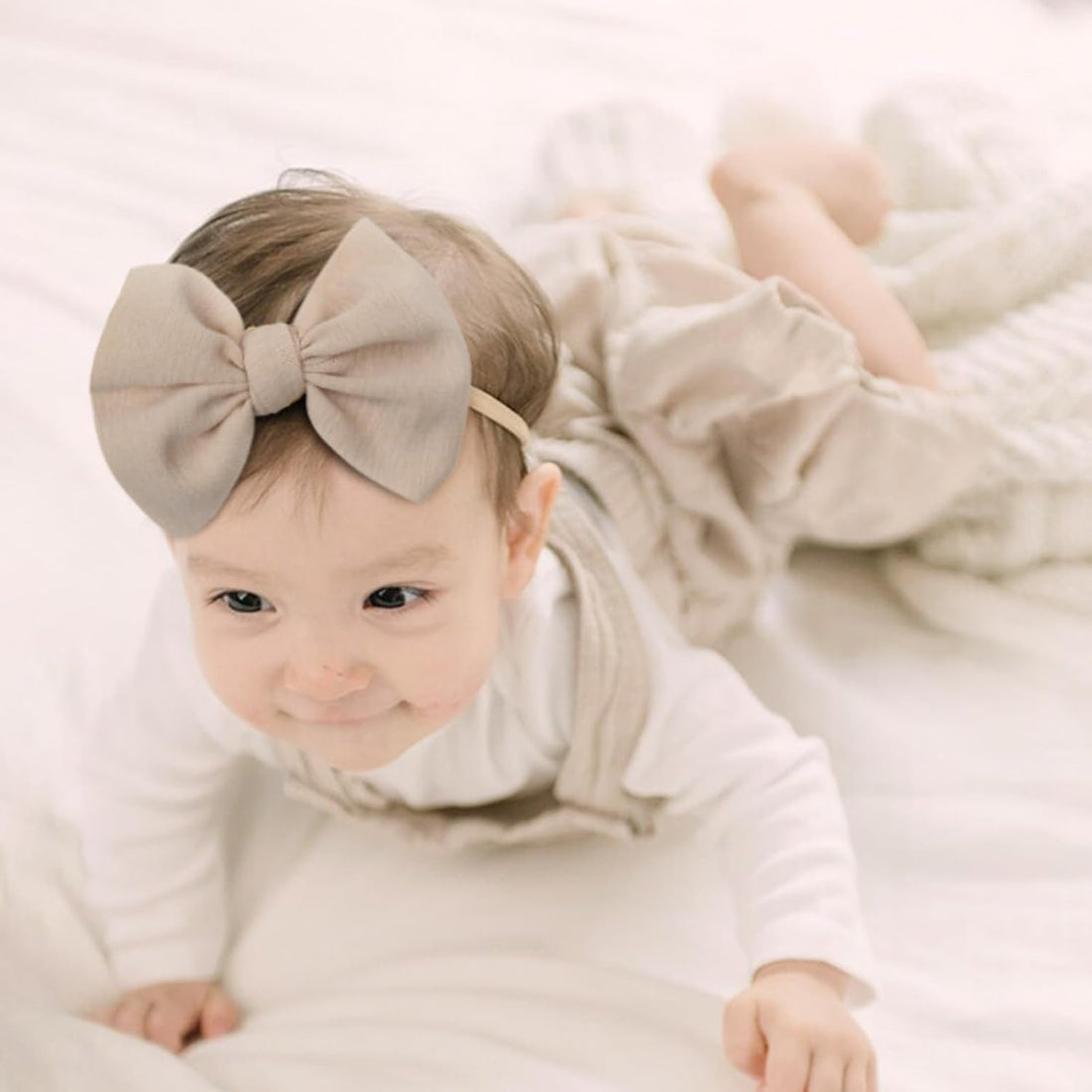 Baby Nylon Bow Headband Soft Infant Hair Accessories