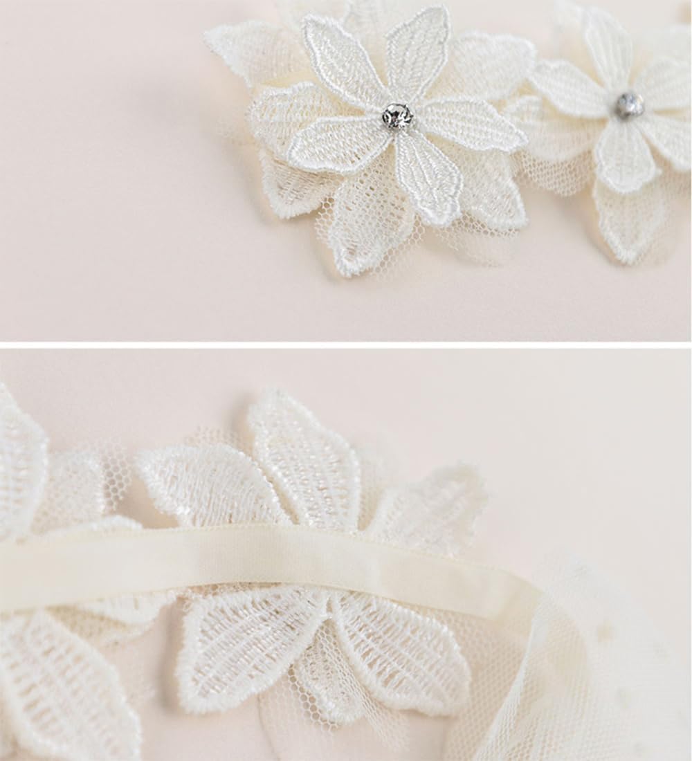 Baby Girls Bow Knot Lace Headband Soft Hair Accessories