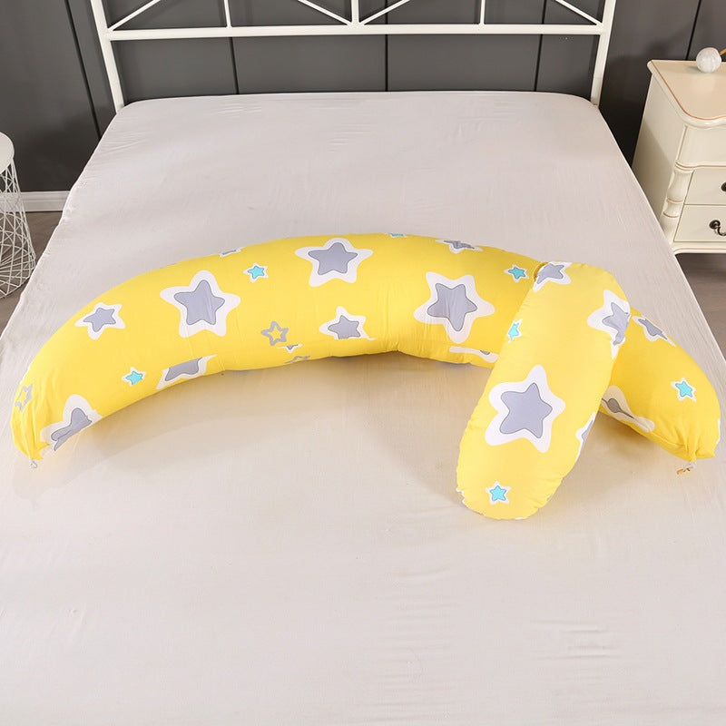 Moon Shape Multifunctional Maternity Nursing Waist Support Pillow