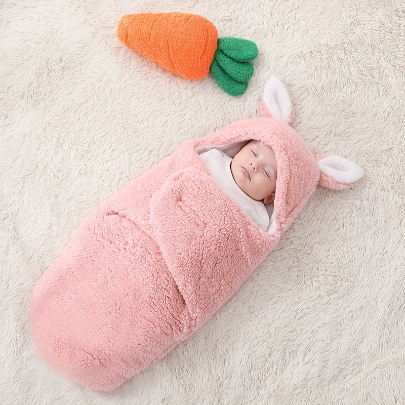 Soft Fleece Baby Sleeping Bag Wearable Swaddle Sack