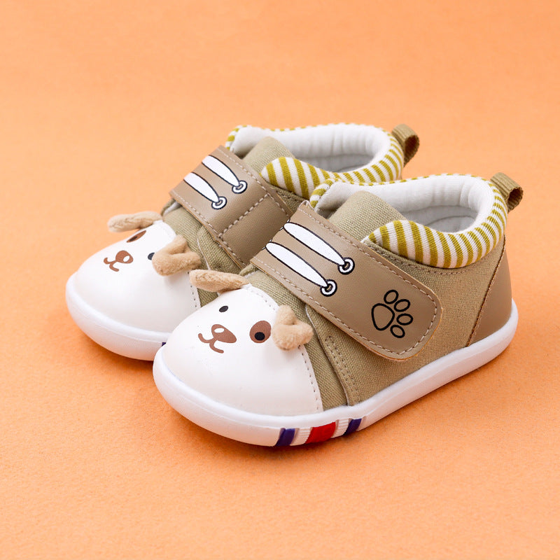 Baby Cartoon Non Slip Toe Cap Shoes Comfortable Toddler Footwear