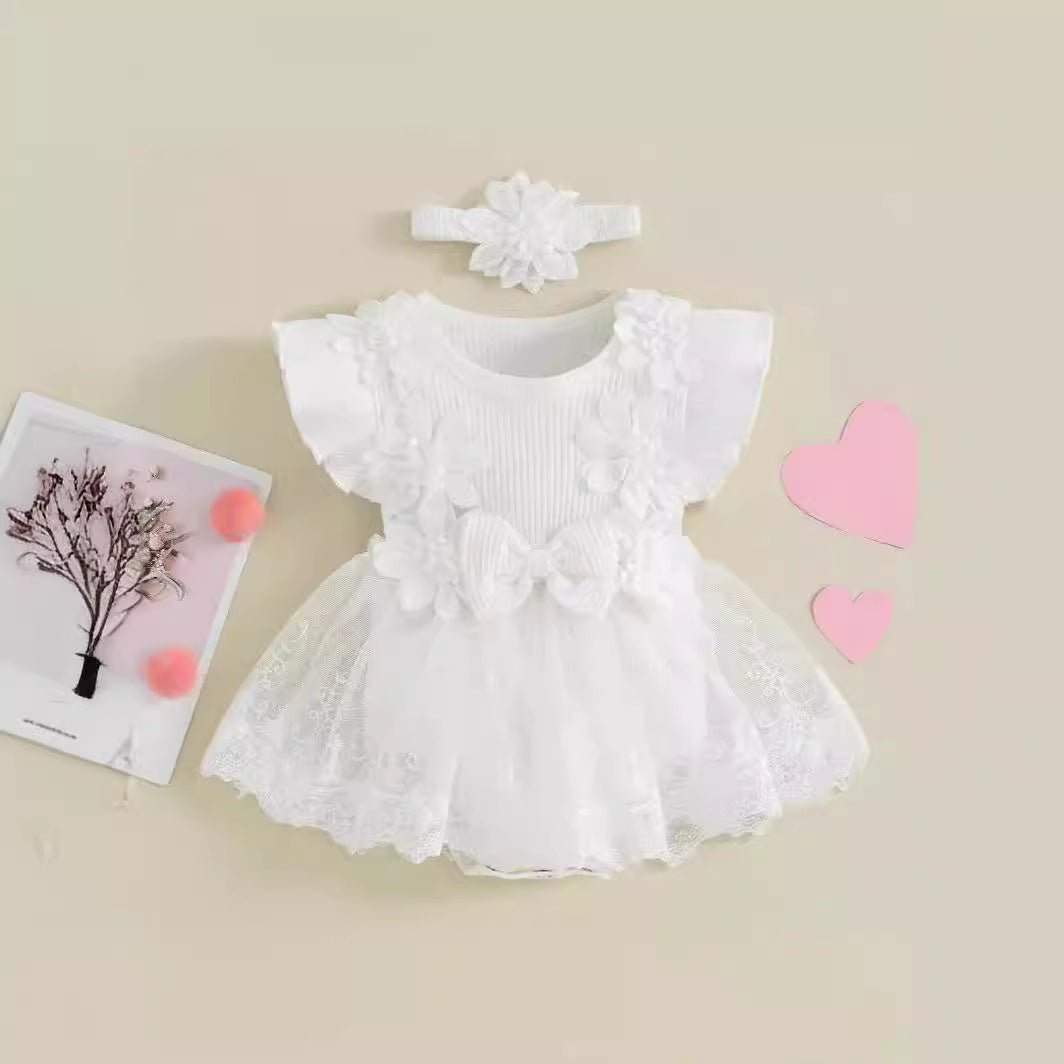 Baby Short Sleeve Romper Dress