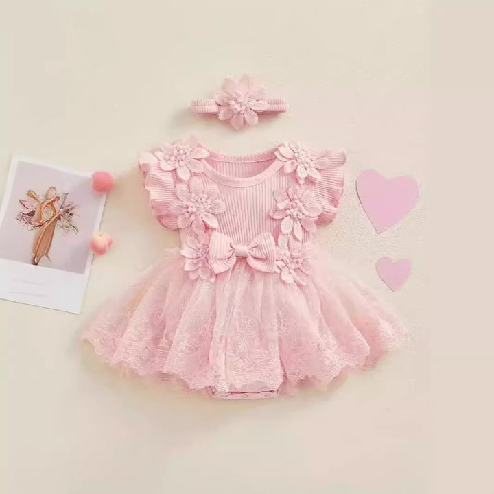 Baby Short Sleeve Romper Dress
