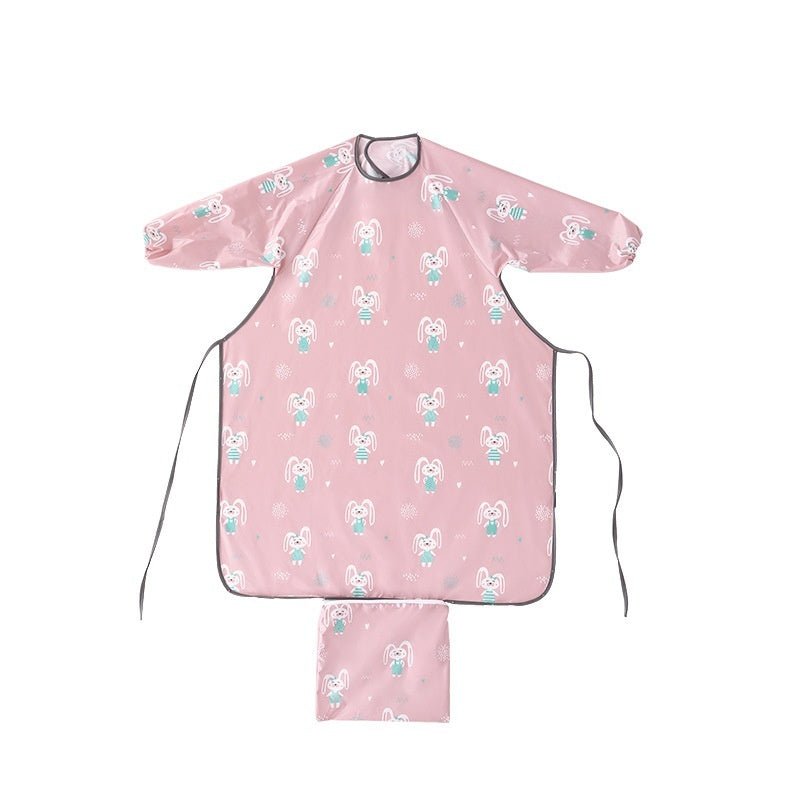 Baby Feeding Chair Bib Cover Anti Dirty Dining Gown Outfit